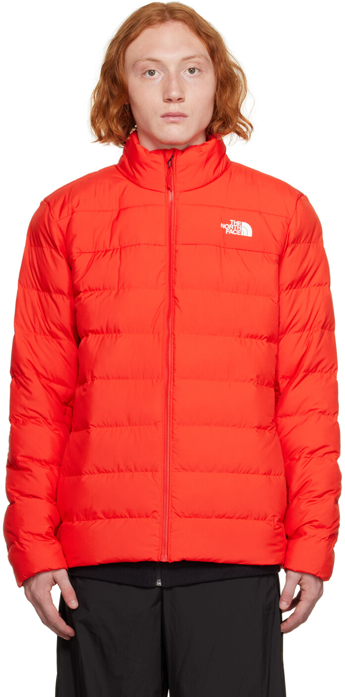 

Красный пуховик The North Face Aconcagua 3