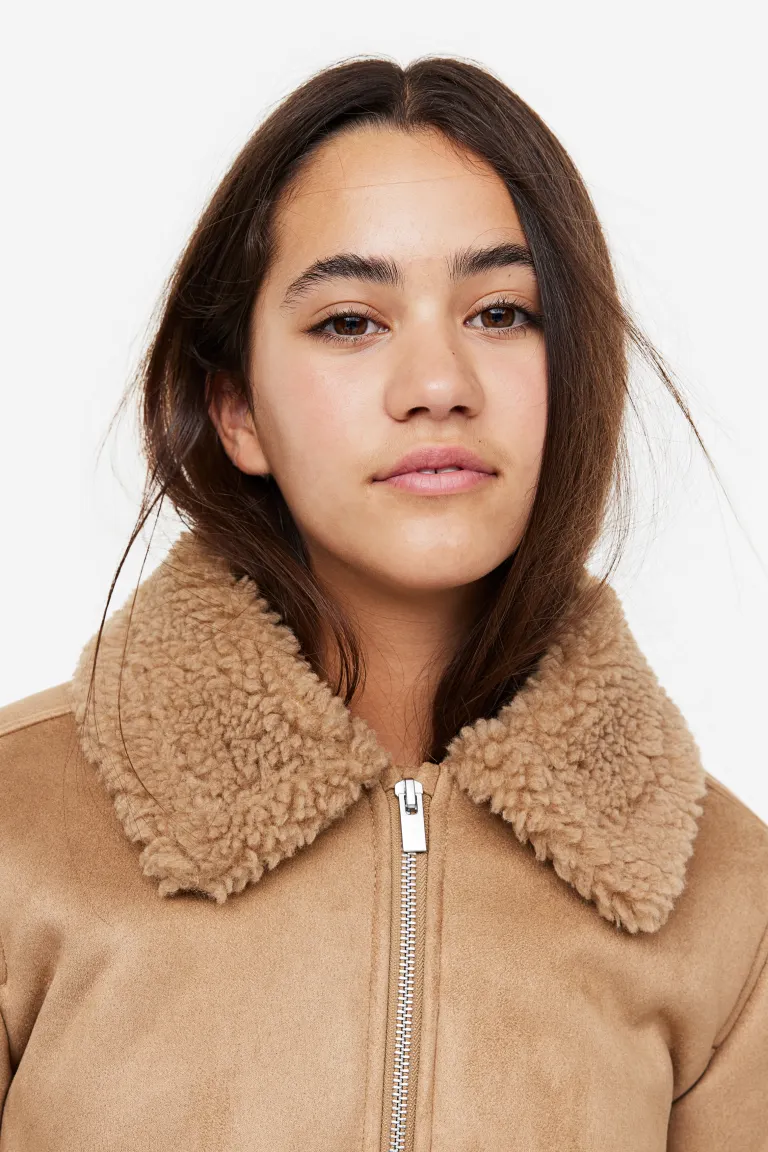 

Куртка-авиатор H&M, бежевый