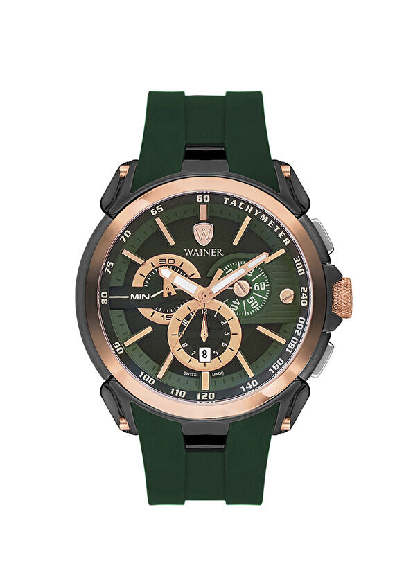 

Wa.16910-G зеленые мужские наручные часы Wainer, синий