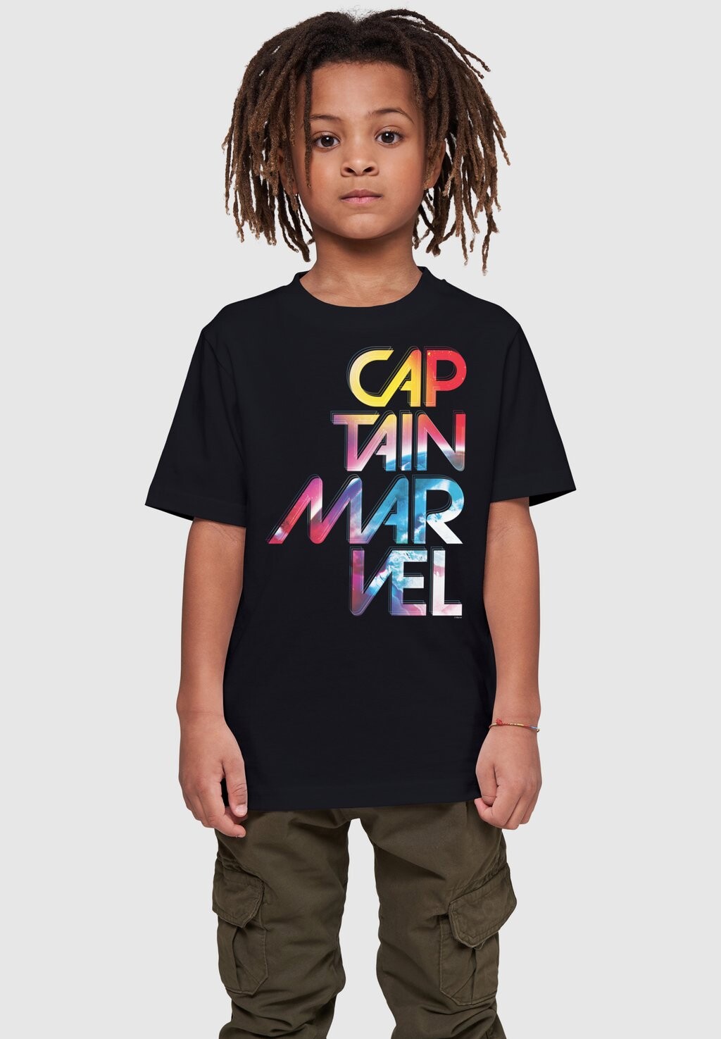 

Футболка с принтом CAPTAIN MARVEL-GALACTIC TEXT ABSOLUTE CULT, цвет black