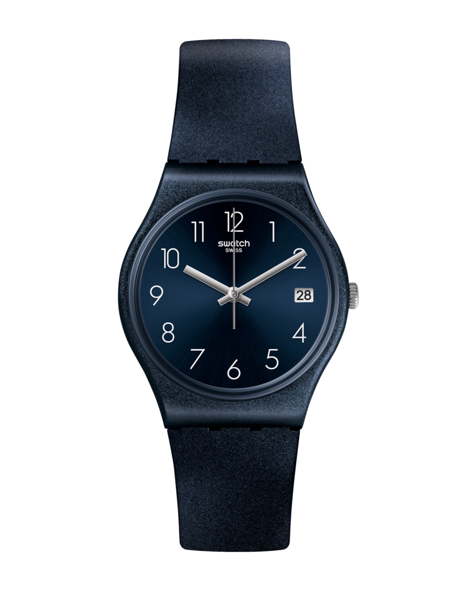 Часы Naitbaya с синим силиконовым ремешком Swatch, синий мужские часы sport man r2331px9 с силиконовым ремешком и синим ремешком lorus синий