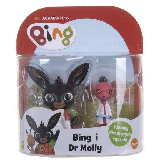 Бинг, набор из 2 коллекционных фигурок: Бинг и Доктор Молли BING