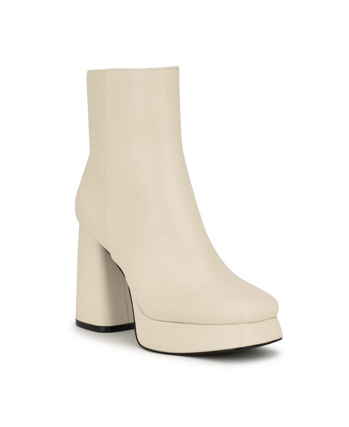 

Женские ботильоны Velo на расклешенном каблуке и платформе Nine West, белый