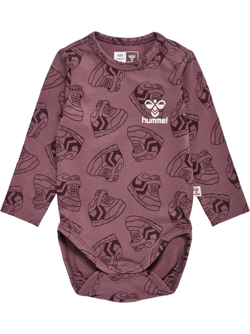 

Комбинезон/боди Hummel, ягодный/темно-фиолетовый