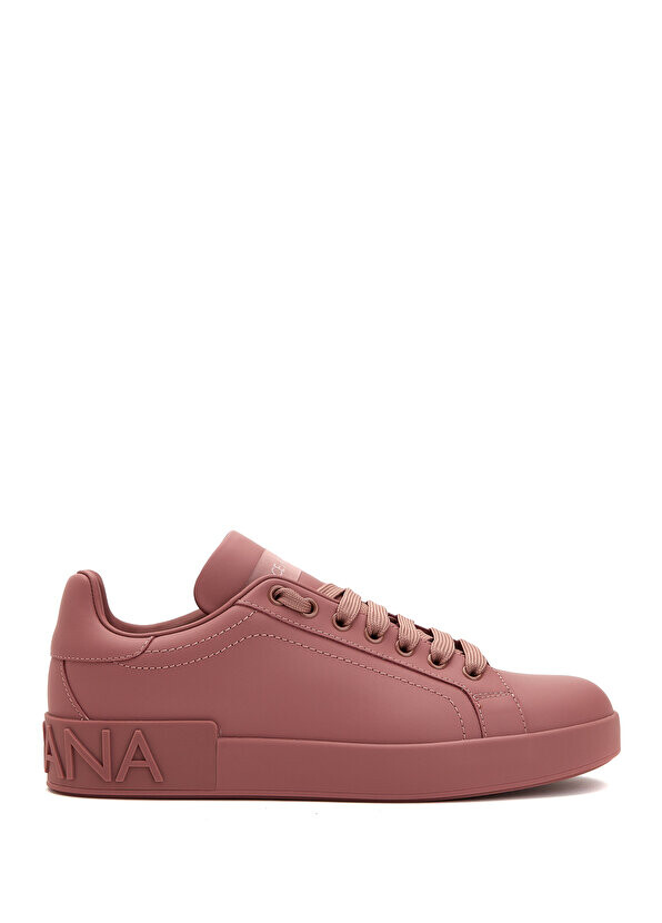 

Женские кожаные кроссовки dusty rose Dolce&Gabbana