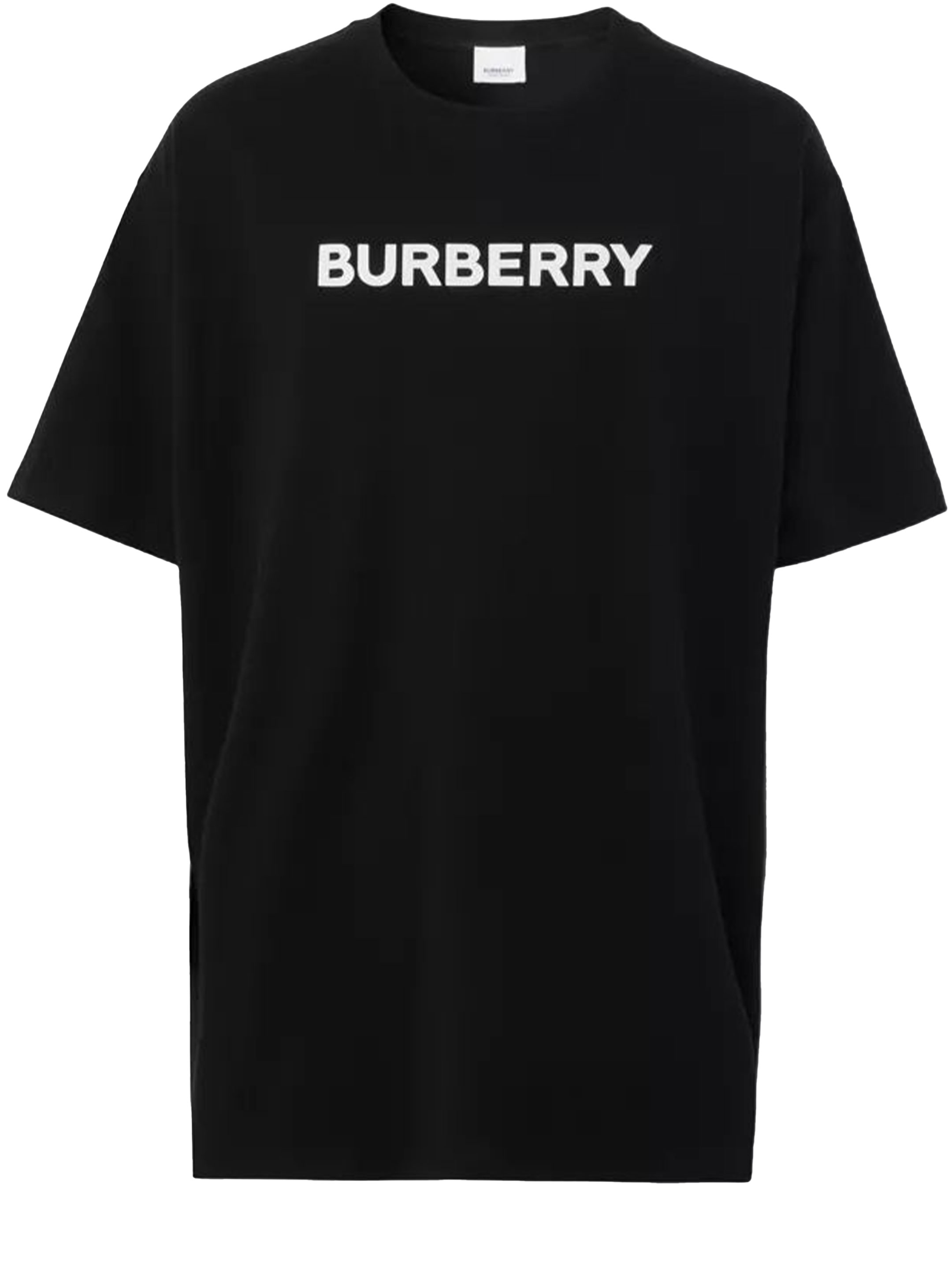 Футболка Burberry Logo Print Cotton, черный сумка burberry logo print nylon crossbody bag черный