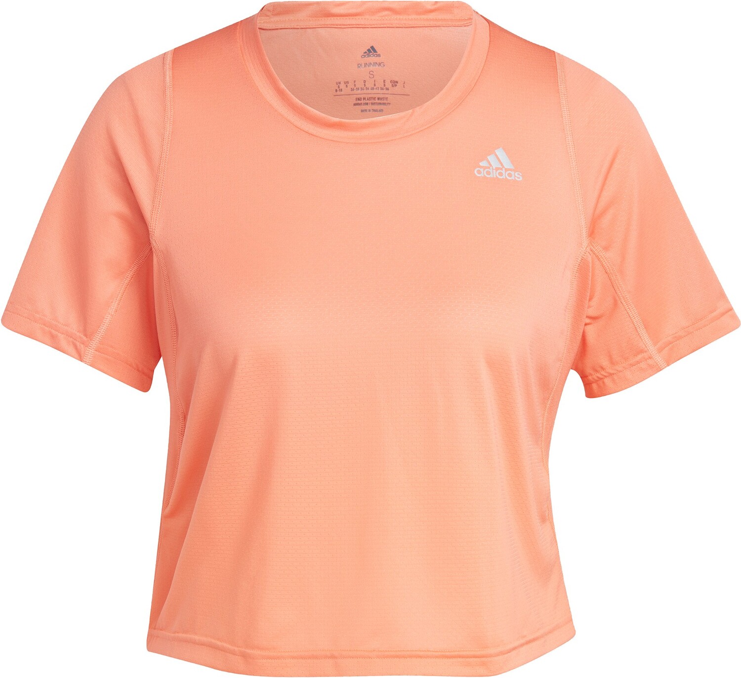 

Укороченная футболка Fast – женская adidas, оранжевый