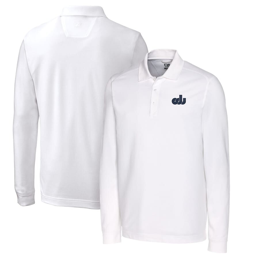 

Поло с длинным рукавом Cutter & Buck Old Dominion Monarchs, белый