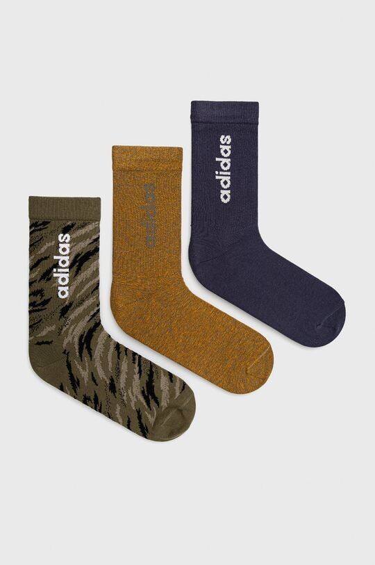 

Носки (3 шт.) HD2218 adidas, зеленый