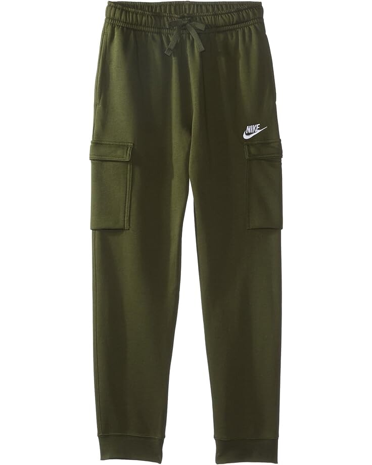

Брюки Nike NSW Club Cargo Pants, цвет Rough Green/Rough Green/White