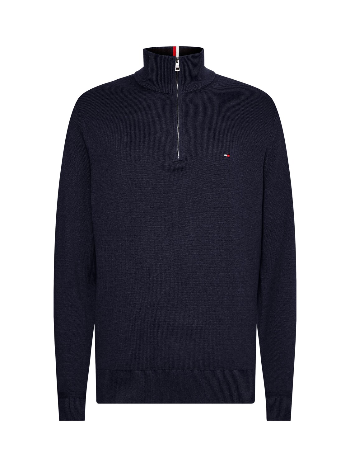 

Джемпер на молнии из хлопка и кашемира Tommy Hilfiger Pima, Desert Sky