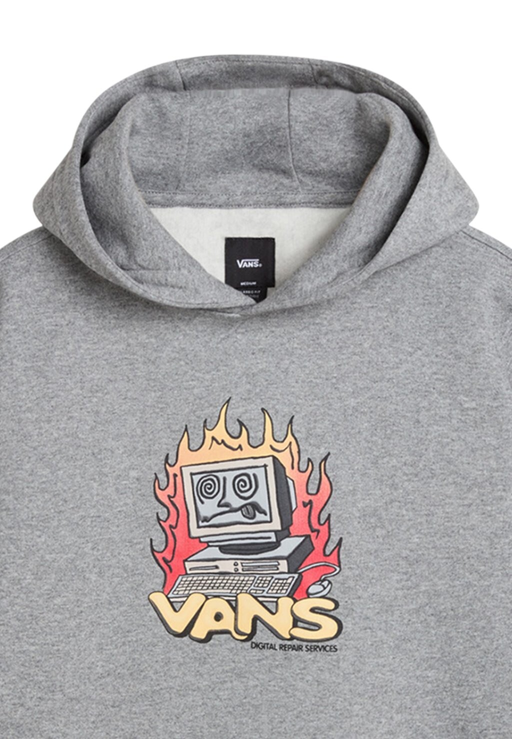 

Блуза Vans, темно-серый
