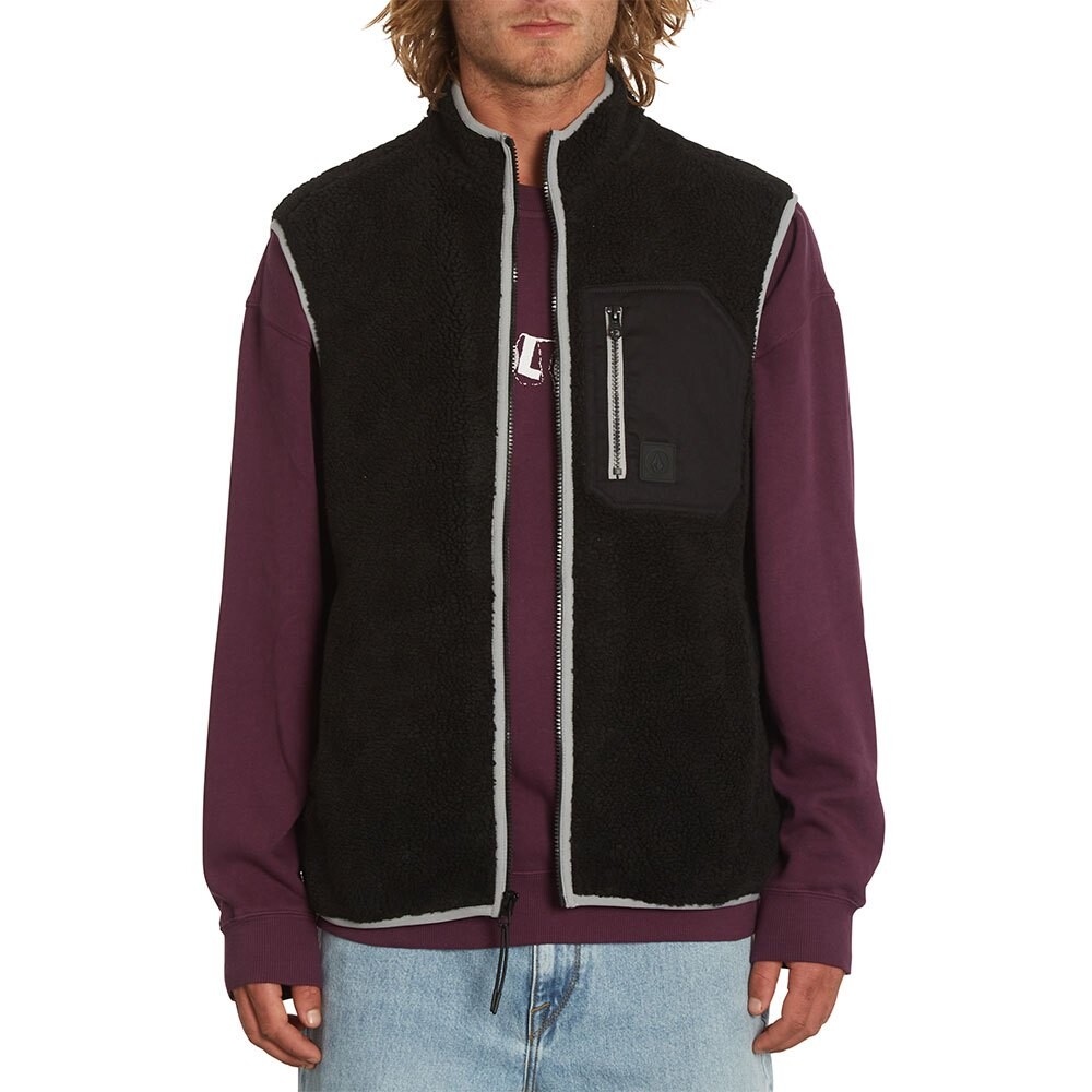 

Жилет Volcom Muzzer Fuzzar, черный