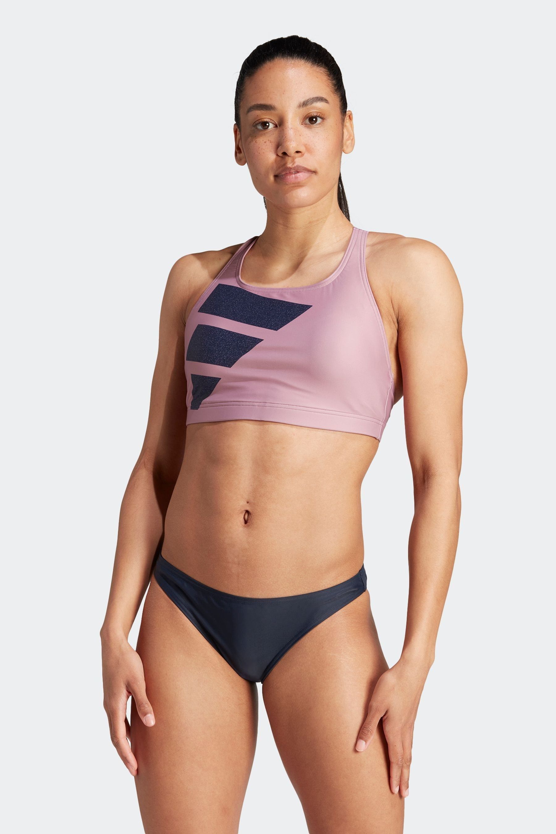 

Бикини Performance Swim с большой перекладиной adidas, розовый