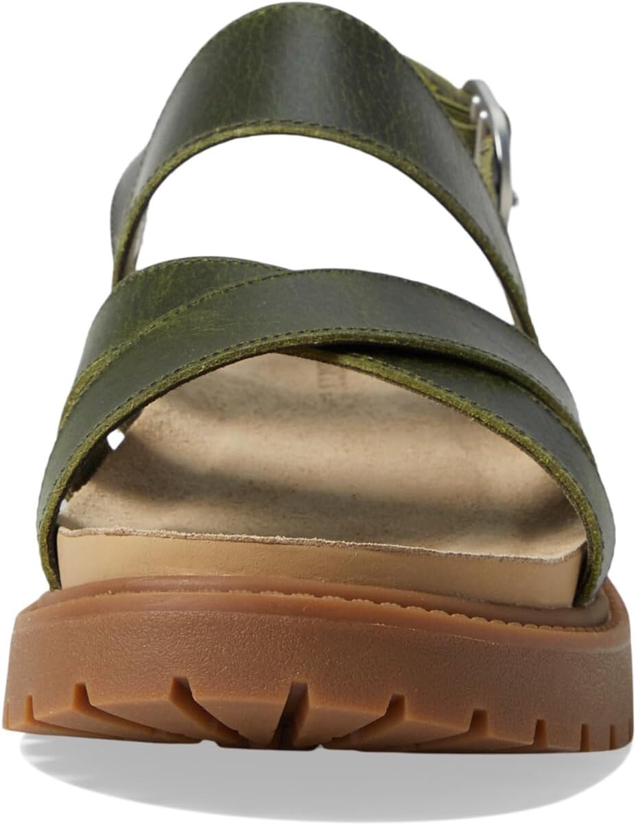 

Сандалии Timberland Clairemont Way Cross Strap Sandals, цвет Dark Green Full Grain