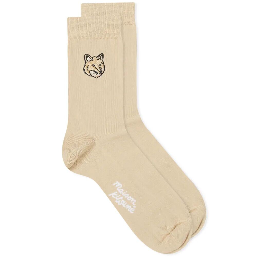 

Maison Kitsune Носки Bold Fox Head, коричневый
