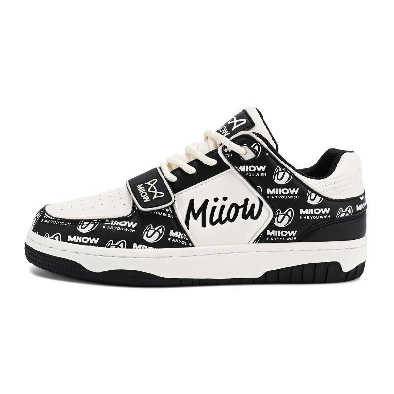 

Кроссовки MIIOW Trend Party Series Skateboarding Shoes Unisex Low-top, белый/серый
