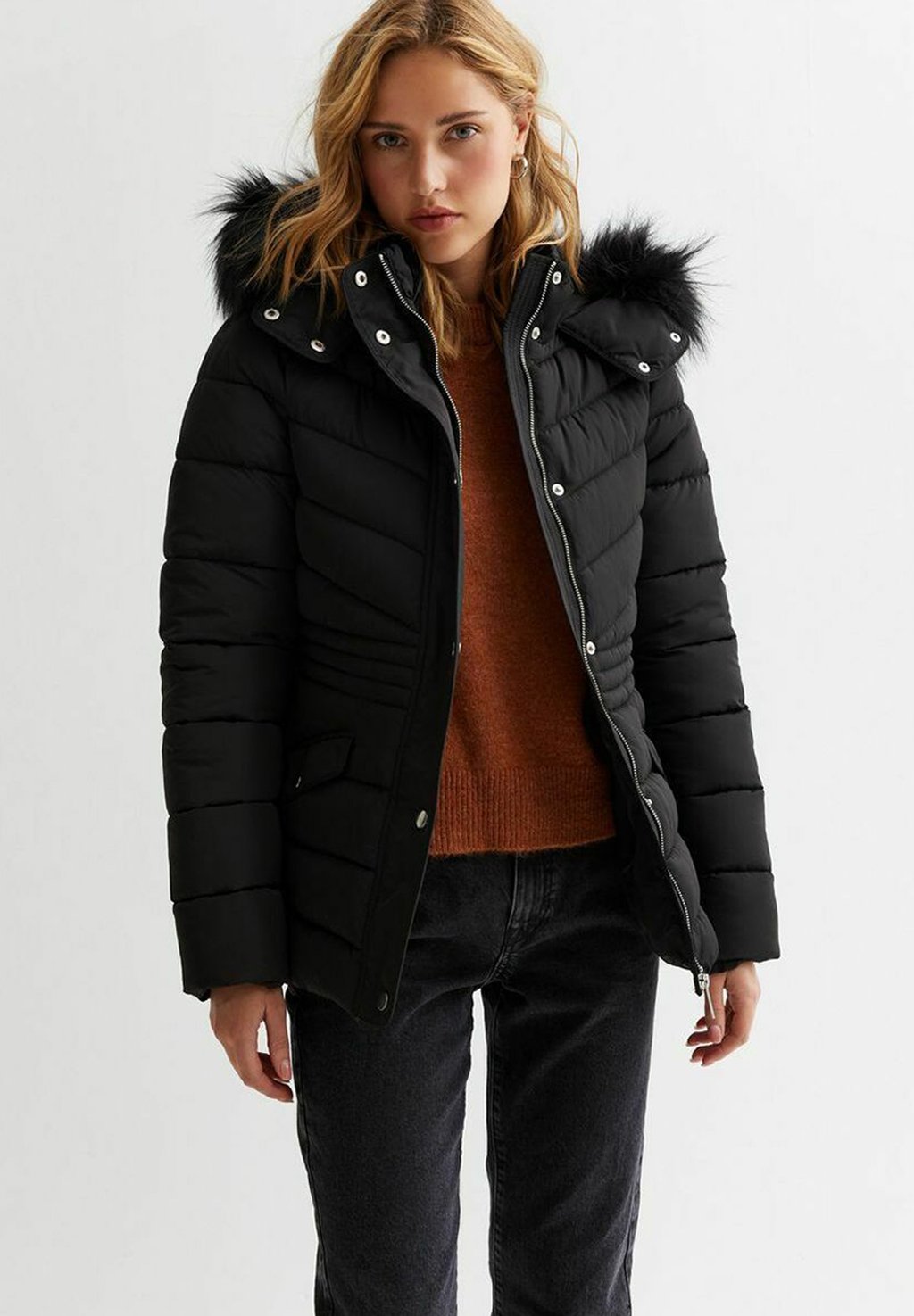 Зимняя куртка New Look, цвет black