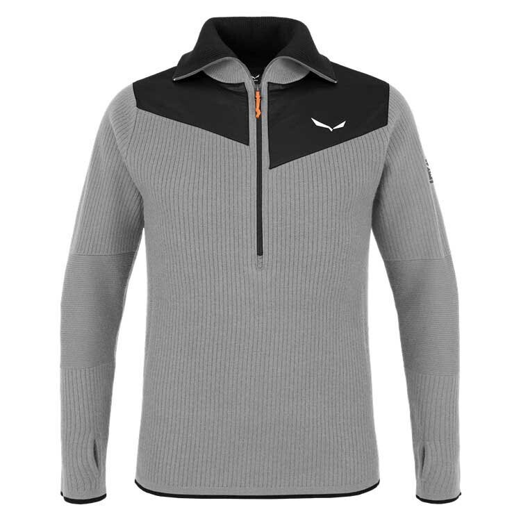 

Толстовка Salewa Sella Alpine Merino Half Zip, серый