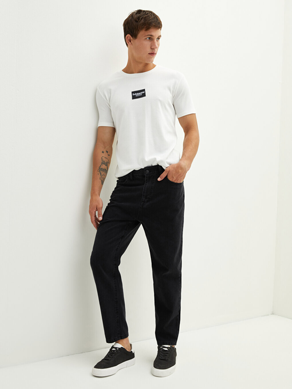 

710 Мужские джинсовые брюки свободного кроя LCW Jeans, черное родео, Черный