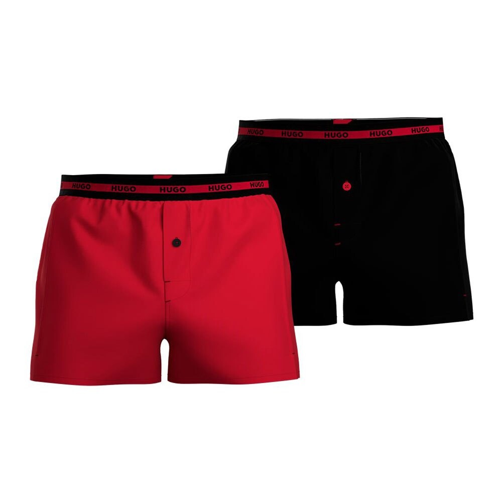 

Боксеры HUGO Woven Twinpack 10251717, красный