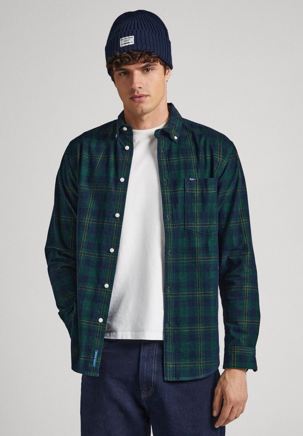 

Рубашка Cale Pepe Jeans, зеленый