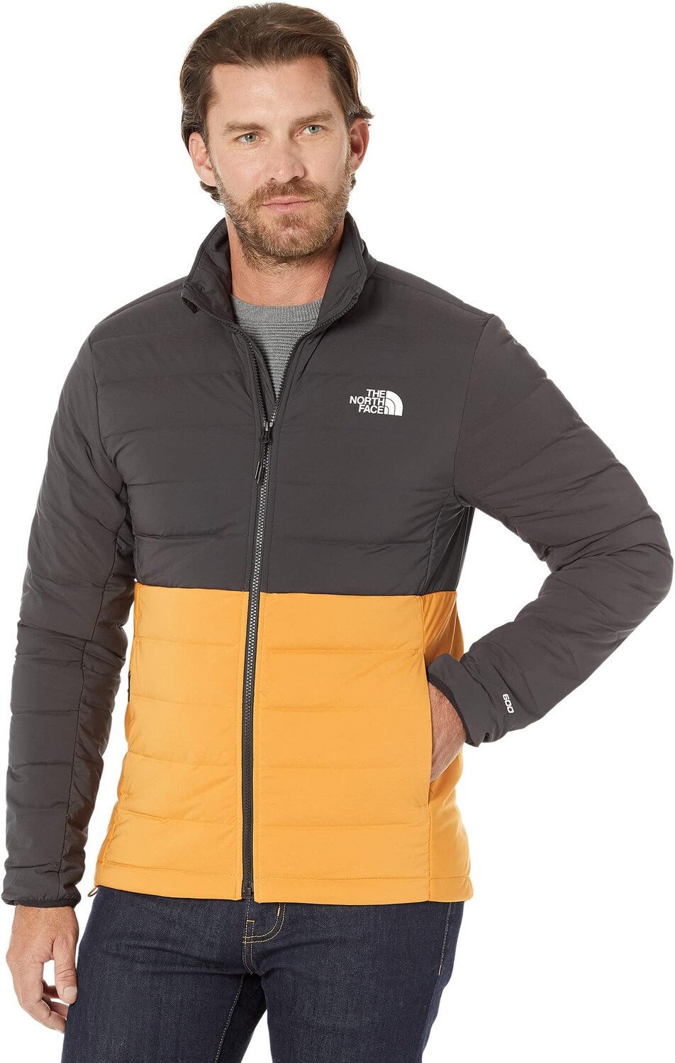 

Пуховик Belleview стрейч The North Face, цвет TNF Black/Topaz