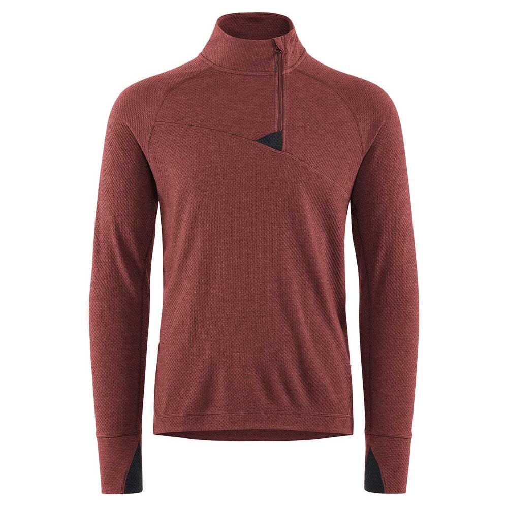 

Толстовка Klättermusen Huge Half Zip, красный