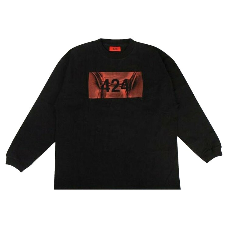 

Футболка 424 Logo Long-Sleeve 'Black', черный