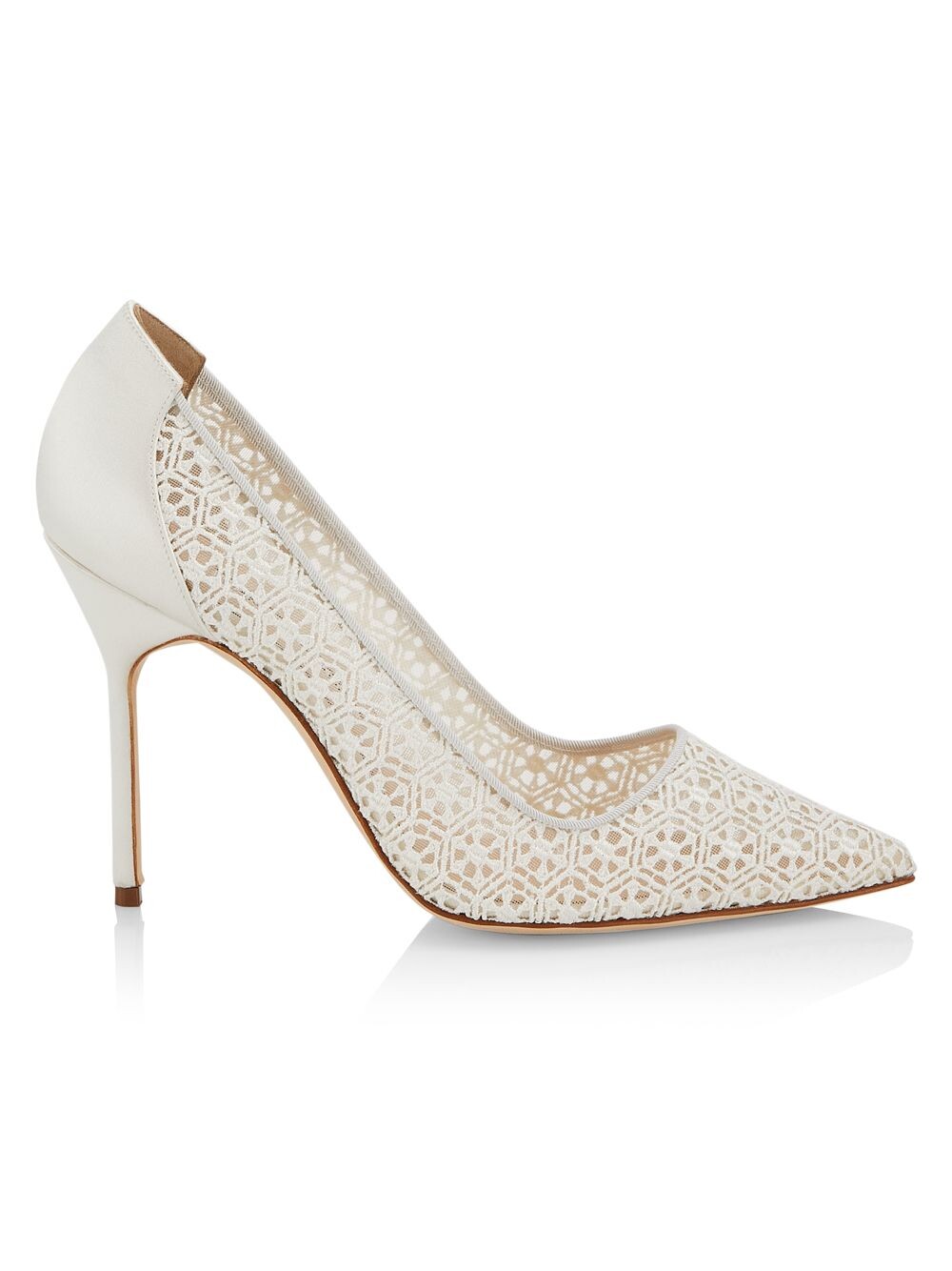 

Кружевные туфли-лодочки BBLA 105 мм Manolo Blahnik