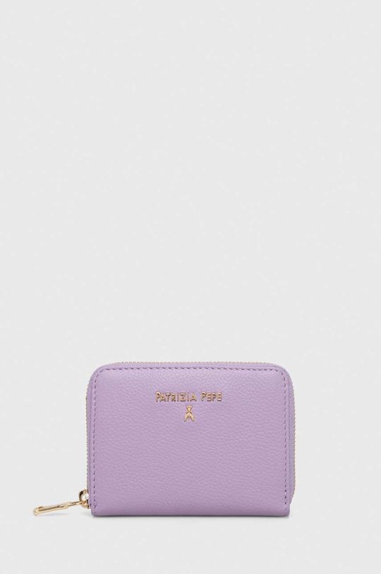 Кожаный кошелек Patrizia Pepe, фиолетовый