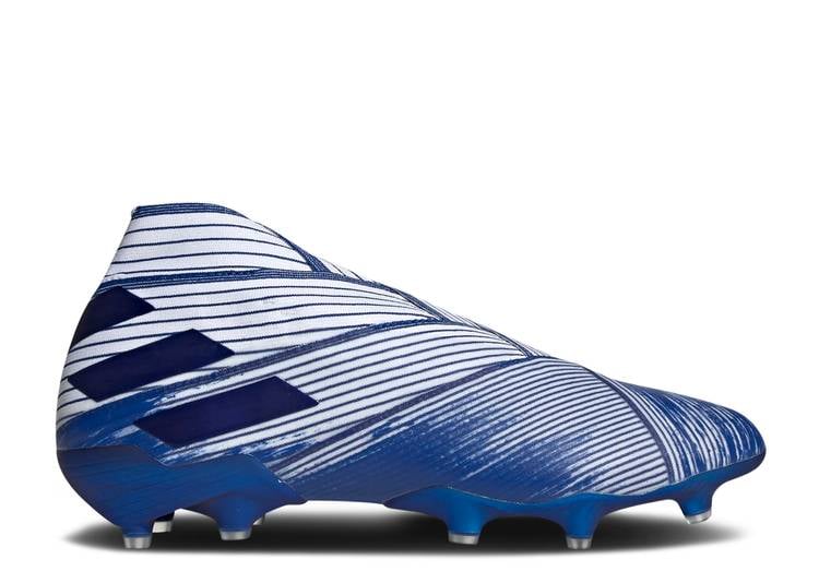 

Кроссовки Adidas NEMEZIZ 19+ FG 'CLOUD WHITE ROYAL BLUE', белый, Белый;серый