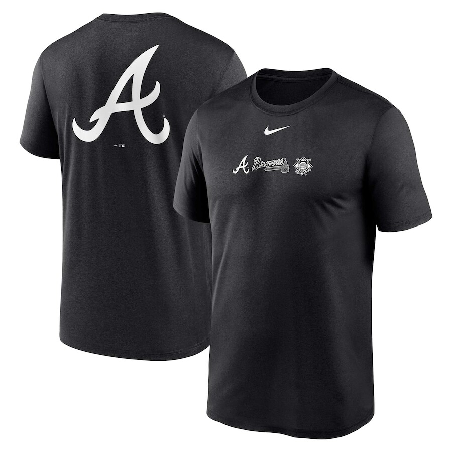 

Футболка с коротким рукавом Nike Atlanta Braves, черный