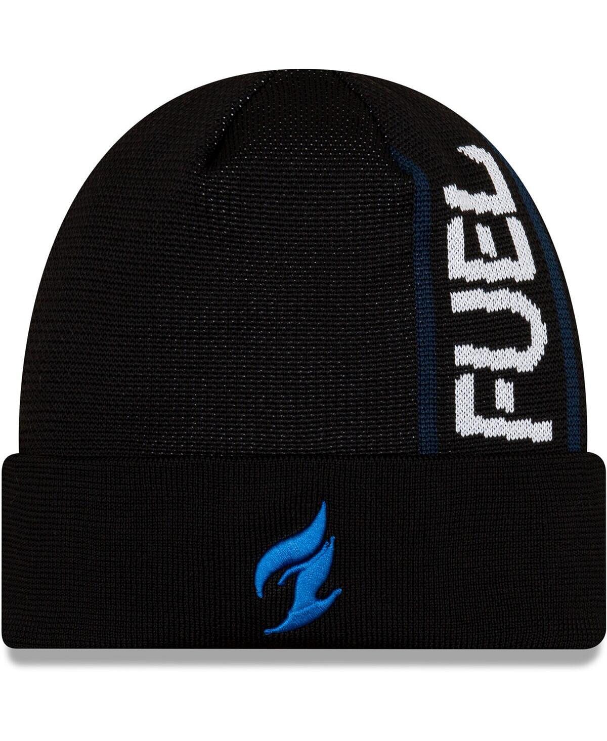 

Мужская черная вязаная шапка с манжетами Dallas Fuel New Era