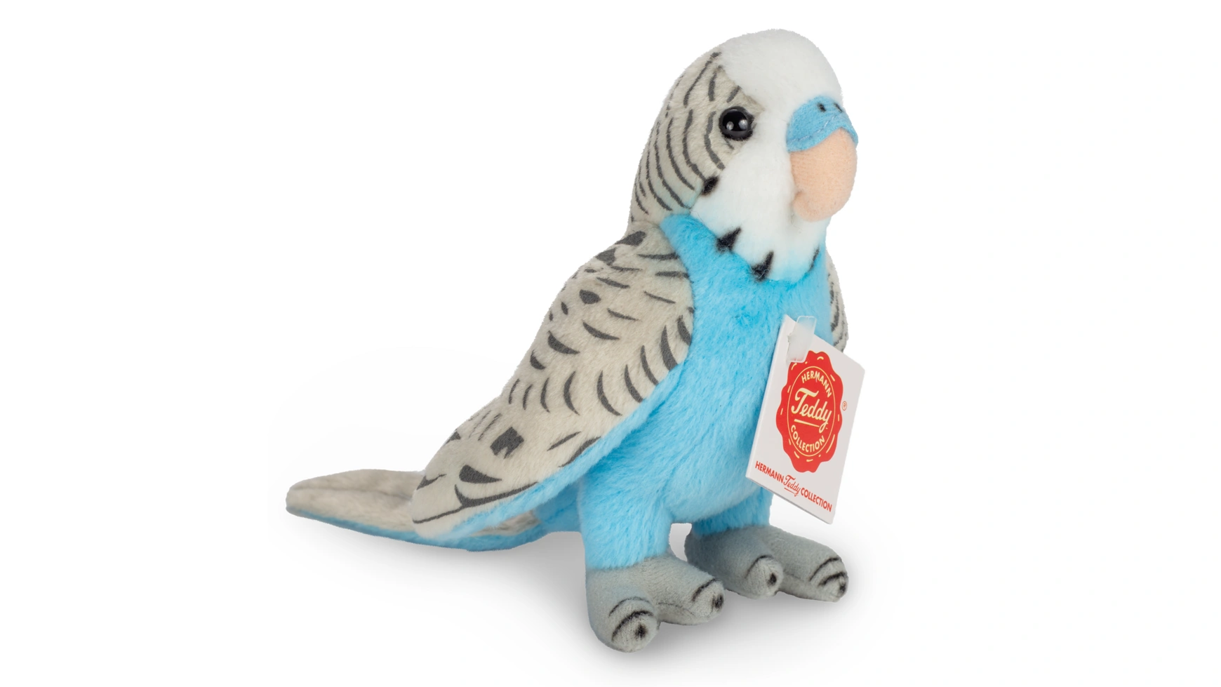 Волнистый попугайчик синий 13 см мягкая игрушка hansa волнистый попугайчик зелёный 15 см зеленый