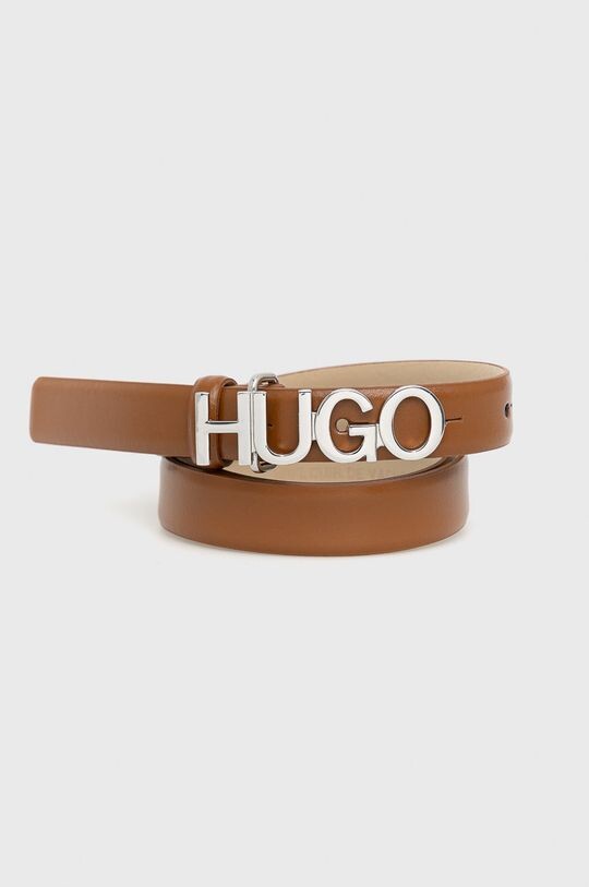 

Ремень Кожаный 50441986 Hugo, коричневый