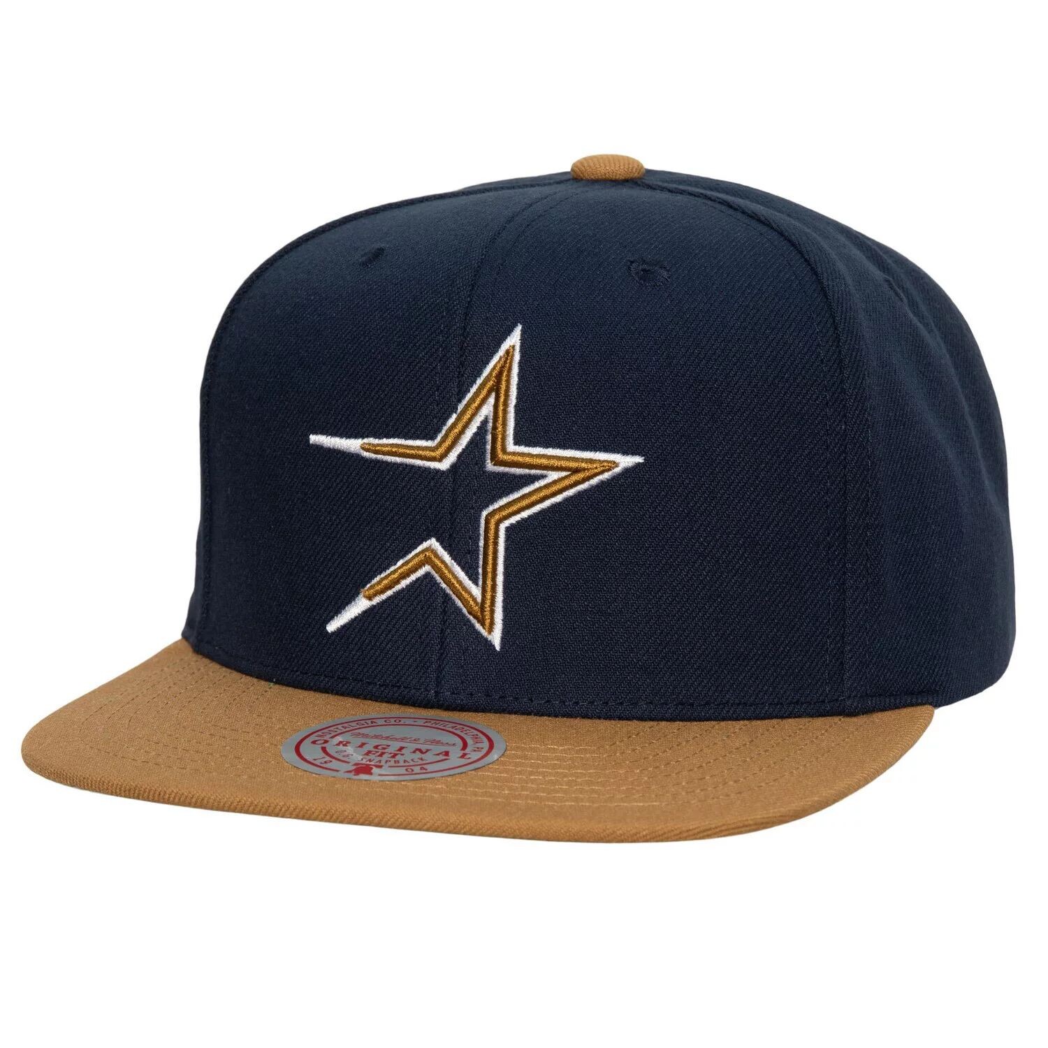 

Мужская темно-синяя шляпа Mitchell & Ness Houston Astros Cooperstown Collection Evergreen Snapback