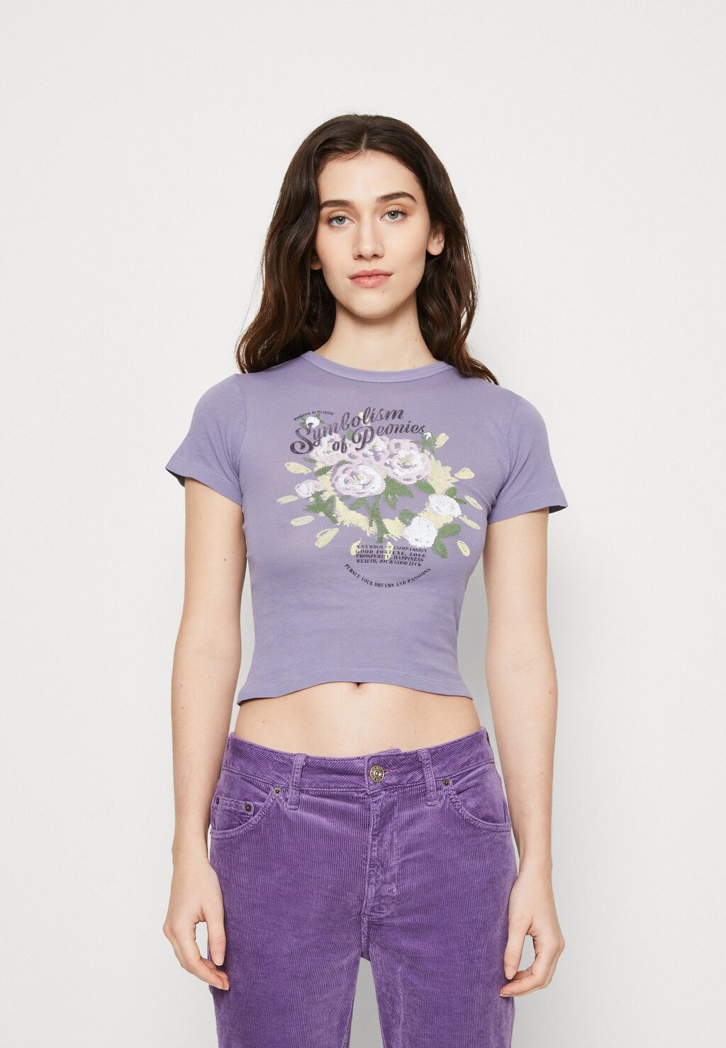 

Футболка с принтом BDG Urban Outfitters, Серый