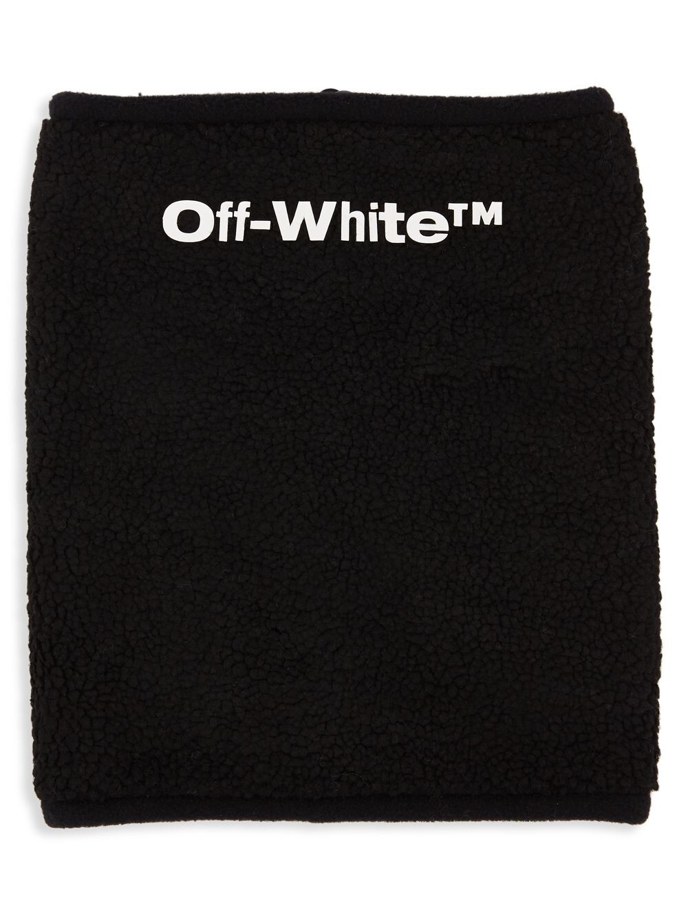 

Шарф с эластичным ворсом и шнурком Off-White, черный