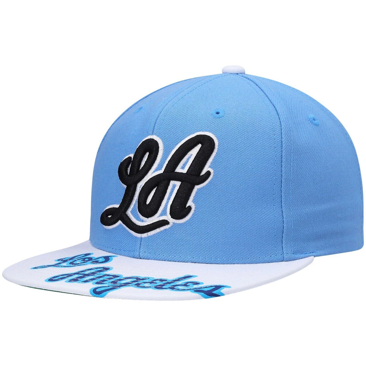 

Мужская кепка Mitchell & Ness x Lids Powder Blue/White Los Angeles Lakers Hardwood Classics Reload 3.0 Snapback Hat