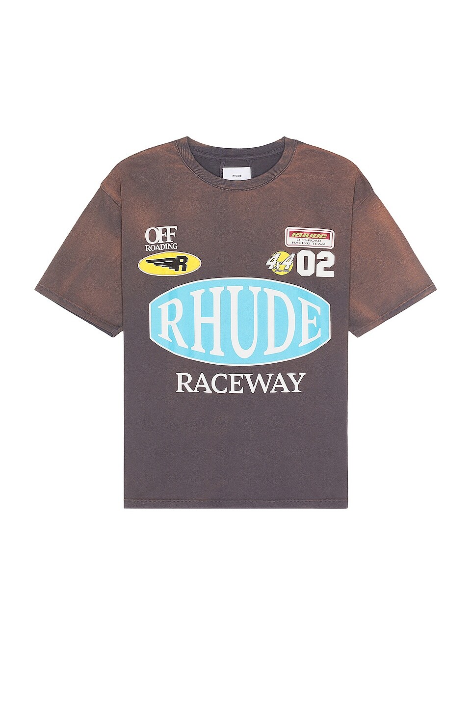 

Футболка Rhude Raceway, цвет Vintage Grey