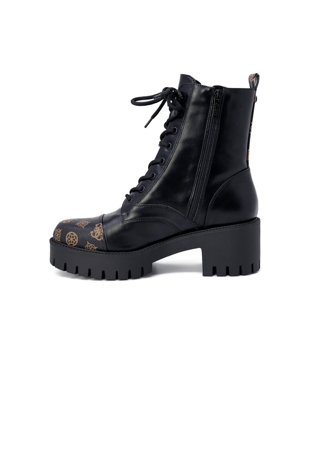 

Ботинки со шнурками Guess, цвет black