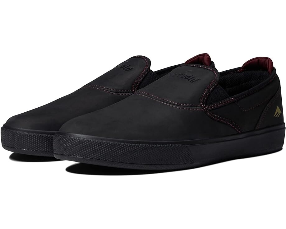 

Кроссовки Emerica Wino G6 Slip Cup, цвет Black/Black/Red