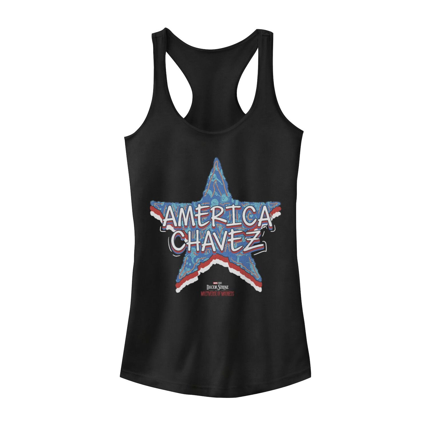 

Детская майка Marvel «Доктор Стрэндж в мультивселенной безумия America Chavez Americana Star» Licensed Character