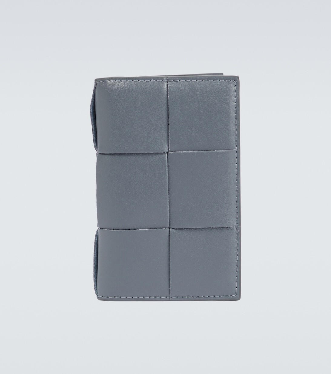 

Кошелек Intreccio со складками Bottega Veneta, серебряный