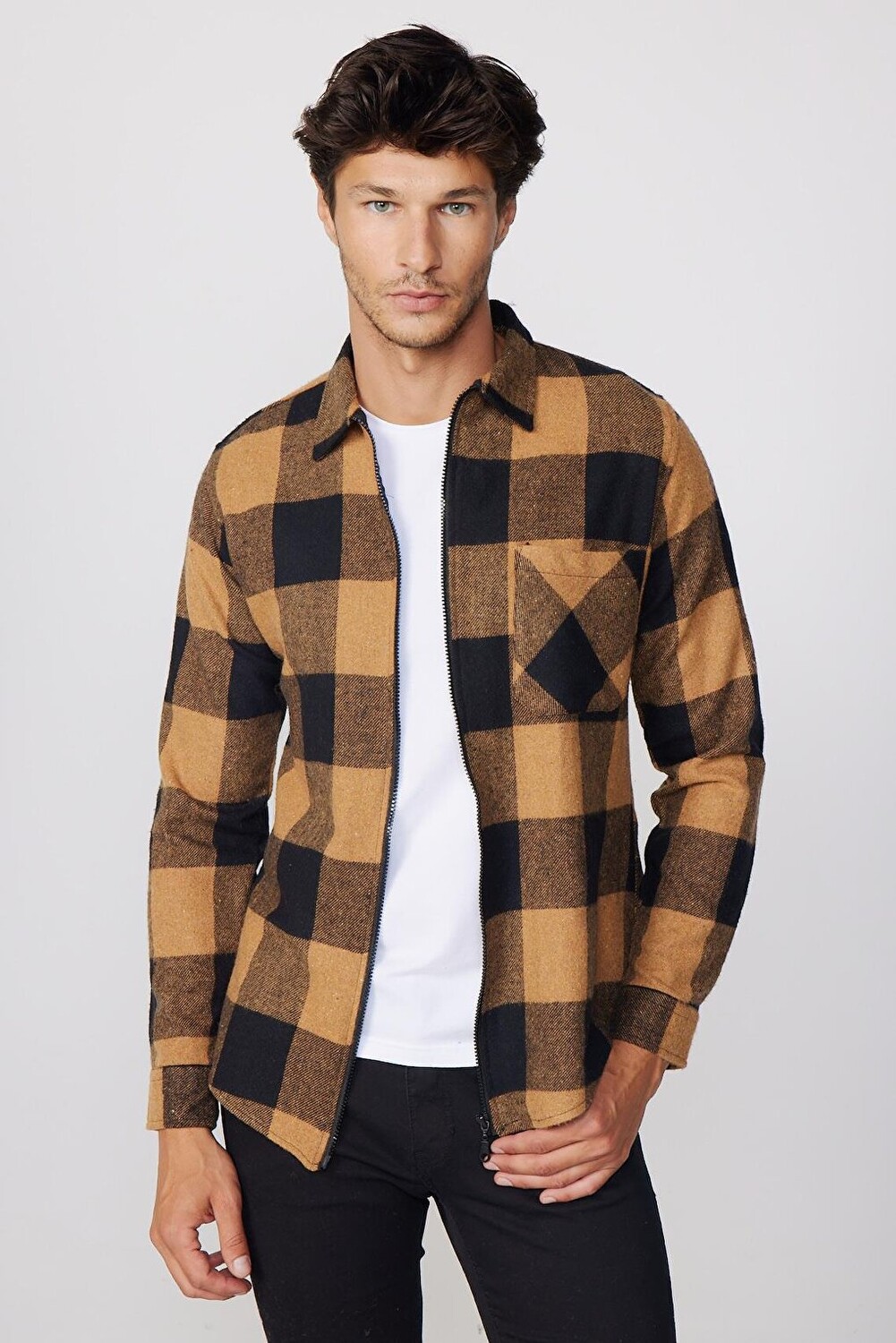 

Slim Fit Slim Fit Клетчатая мужская рубашка Lumberjack TUDORS, смешанный
