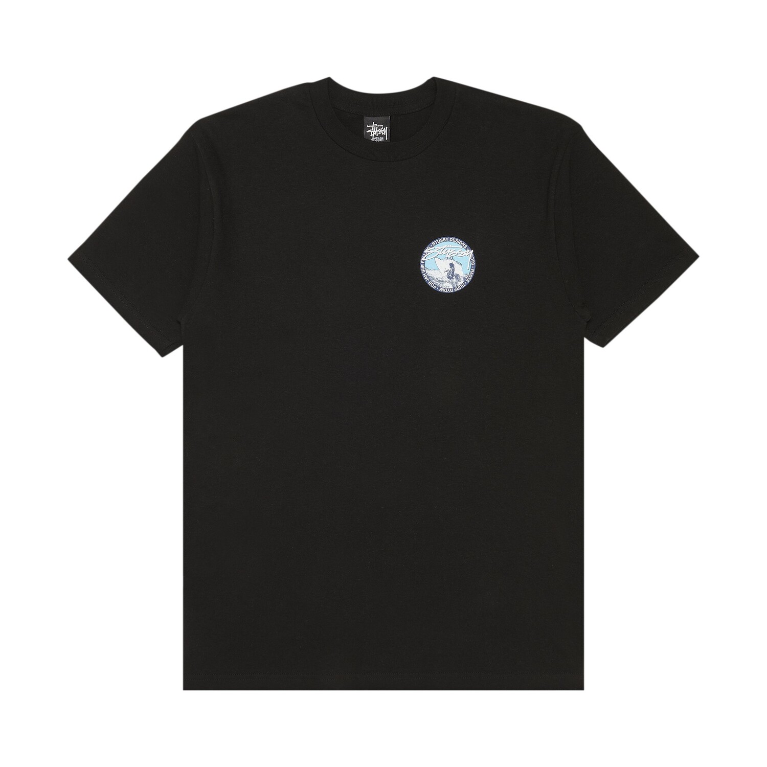 

Футболка Stussy Surf Rydim, черная, Черный