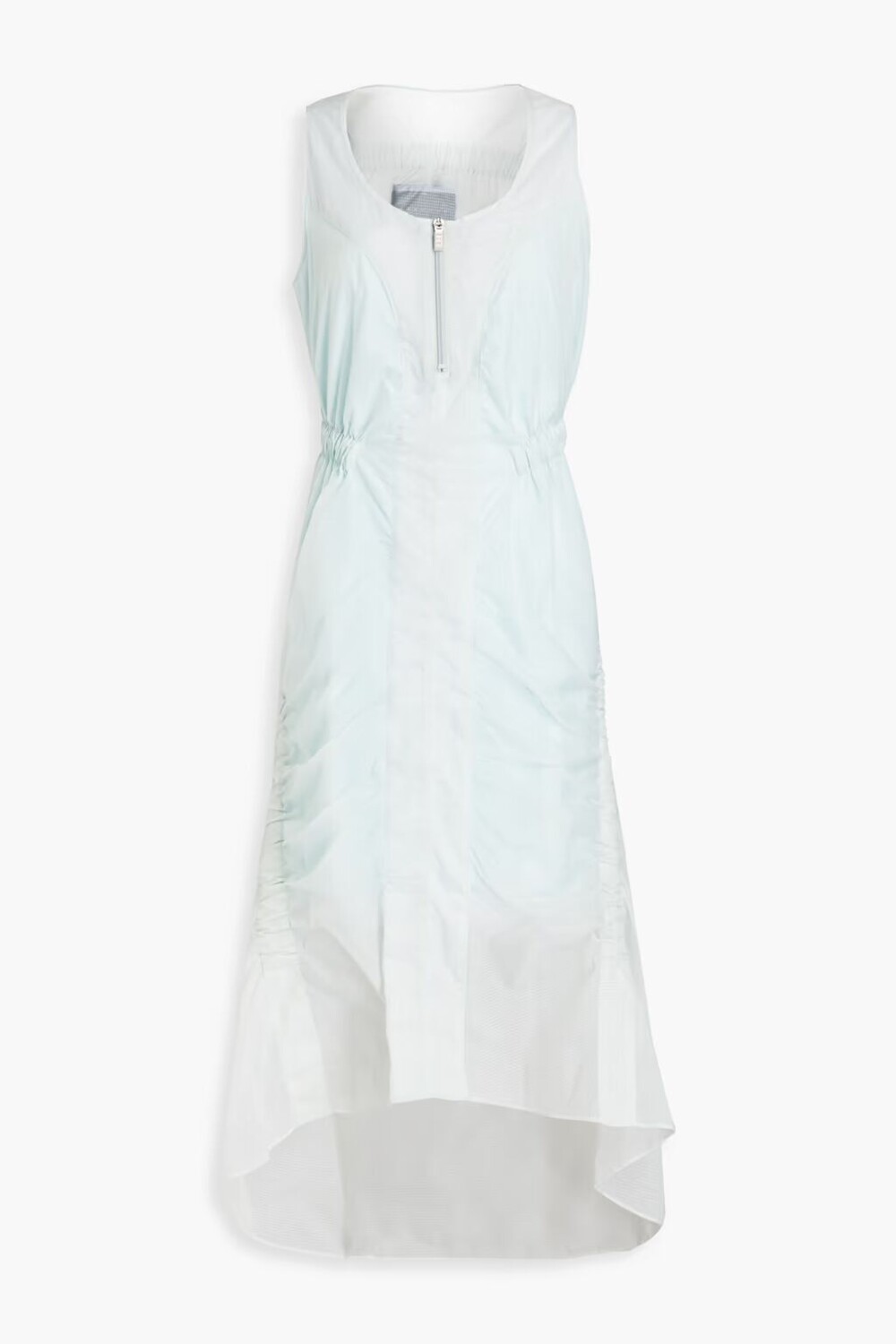 

Платье из рипстопа с вырезом и логотипом Mcq Alexander Mcqueen, мятный