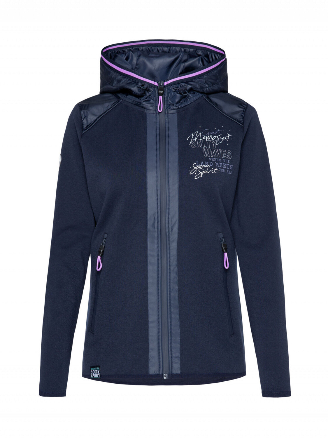 

Толстовка soccx Jacke 'Meerliebe III', темно-синий