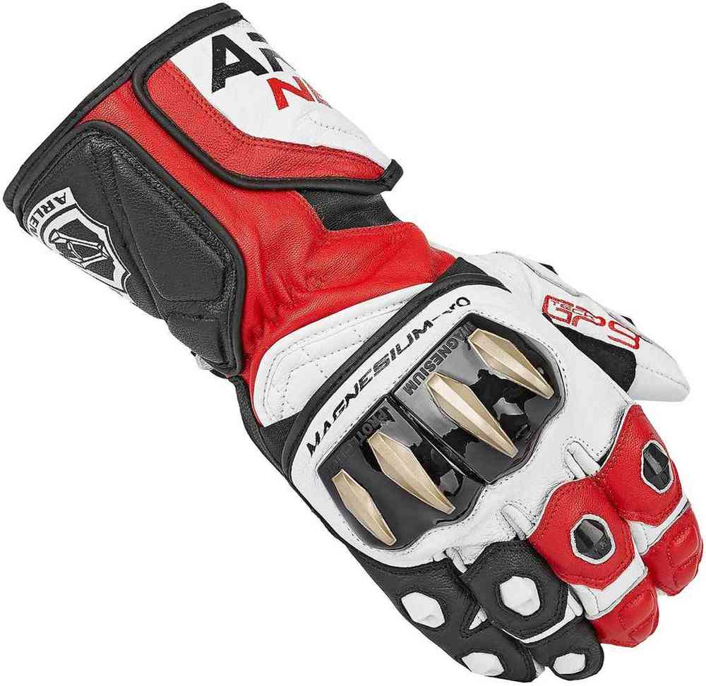 Мотоциклетные перчатки Sugello Arlen Ness, черный/белый/красный arlen size 44